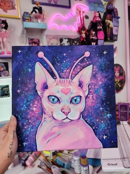 Мастер-класс "Космический кот"
