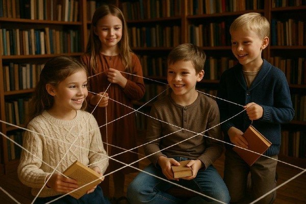 Командная интерактивная игра «Литературная паутина»