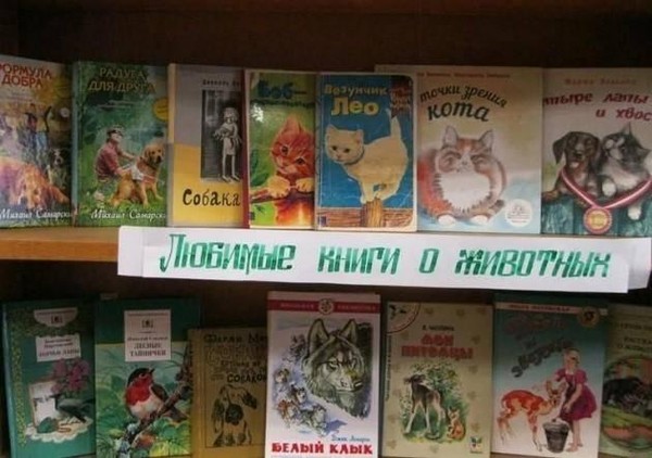 Выставка «Любимые книги о животных»