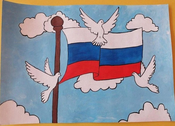 Час патриотизма –оформление тематического уголка – «Гордо реет флаг державный»