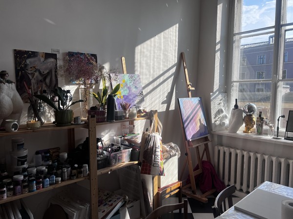 Арт-вечеринка в атмосферной мастерской