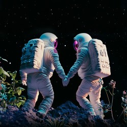 Space jazz. Love is