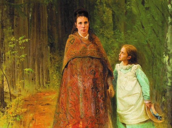 «Портрет жены и дочери художника» – выставка одной картины