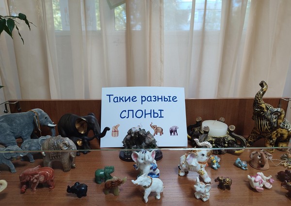 Выставка коллекция «Такие разные слоны»