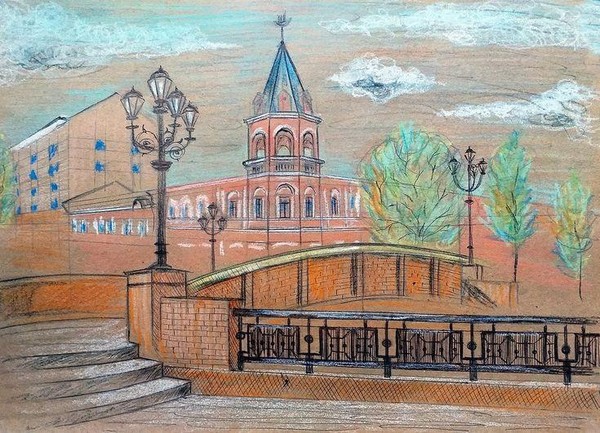 Выставка рисунков «Любимый город»