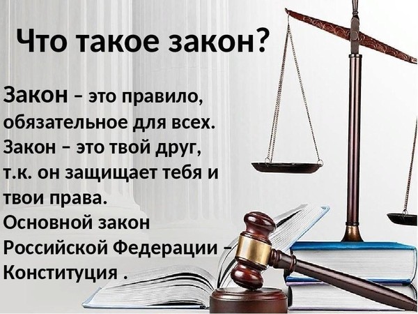 Беседа «Что такое Закон. Зачем нужно его соблюдать»