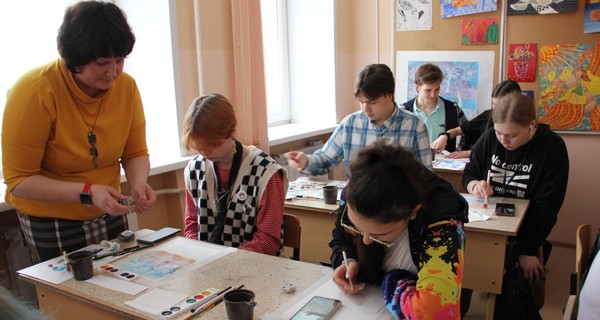 Мастер-класс по живописи «Звездная ночь»