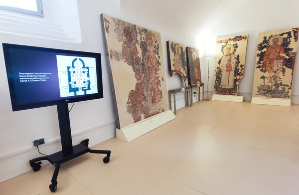 Выставка «Возрождение росписи 1380 года Церкви Спаса Преображения на Ковалеве»