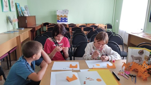 Мастер-класс по аппликации «Тигренок»