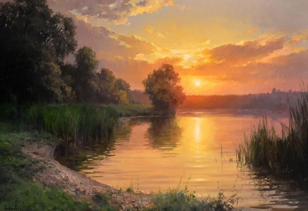 Лекция «Художник Роман Божков. Картины русского пейзажа»