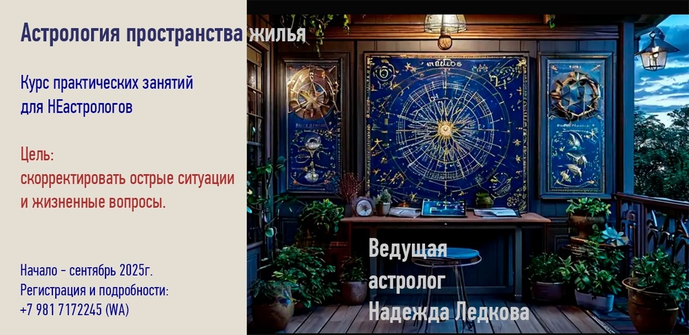 Курс «Астрология пространства жилья»