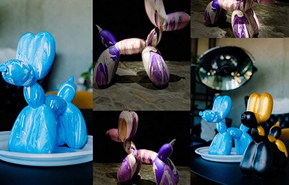 Роспись собачки Ballon Dog