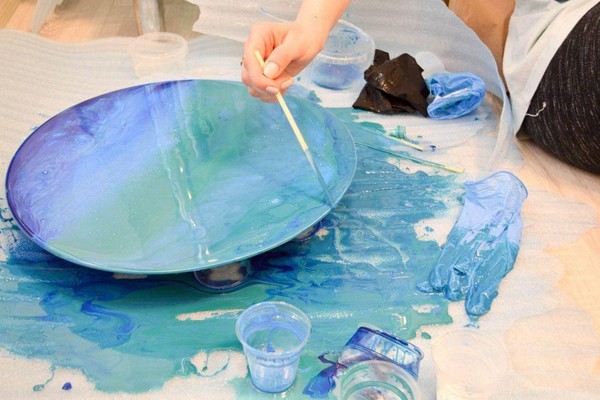 Мастер-класс по флюид-арту