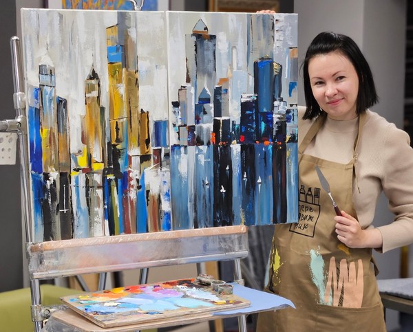 Занятия по масляной живописи