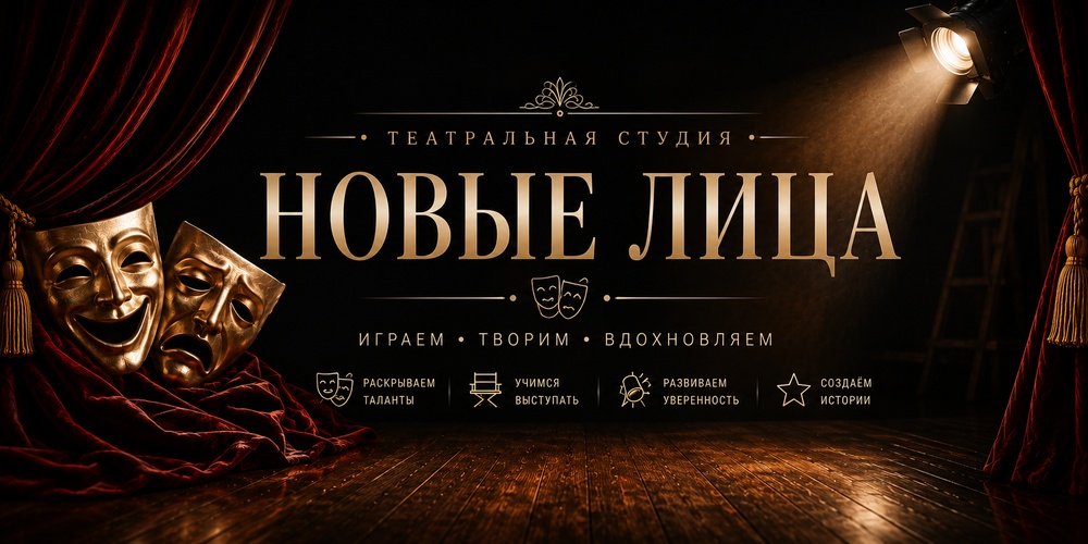 Театральная студия "Новые лица" | Новый набор