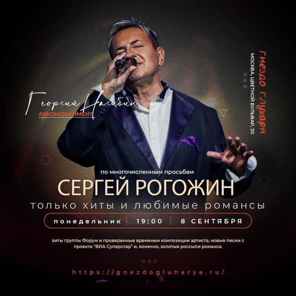 Концерт Сергея Рогожина