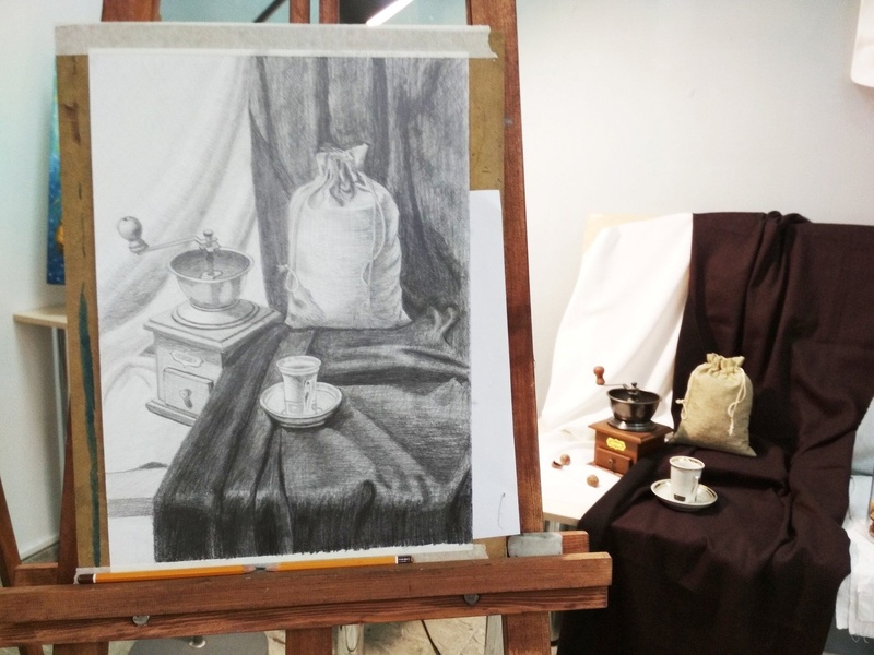 Курс "Академический рисунок" - регулярные занятия. Понедельник, 18.30