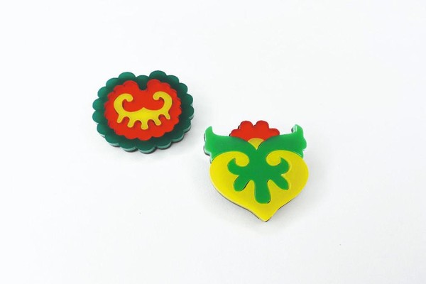 Мастер-класс «Броши в виде национального татарского орнамента»