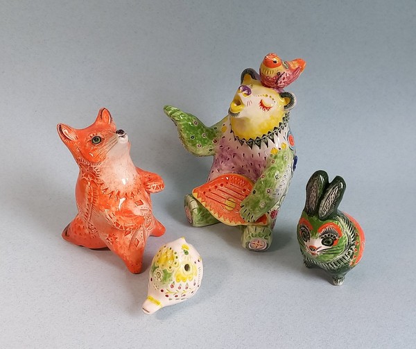 В гостях у художника в Тбилиси: лепка