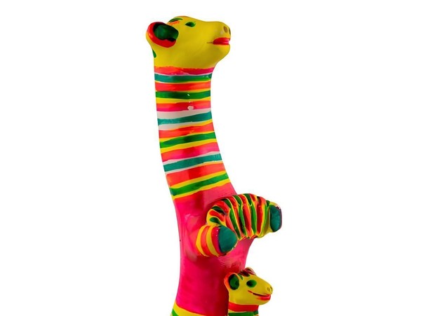 Цифровая 3D-модель филимоновской игрушки «Медведь с гармонью»