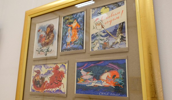 Выставка художественных работ «Новогодние открытки»