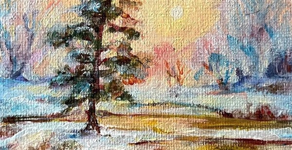 Музейное занятие «Зимний лес»