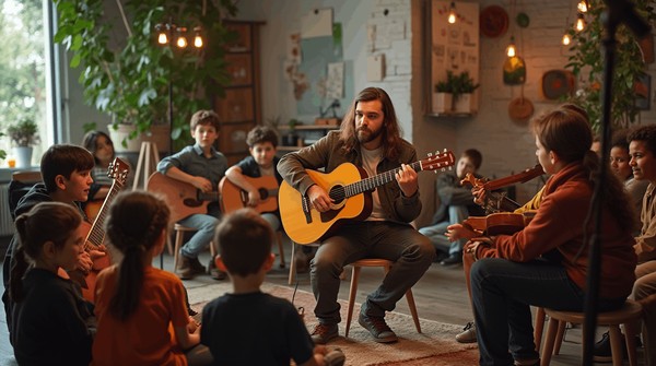 «Знакомство с шестиструнной гитарой»