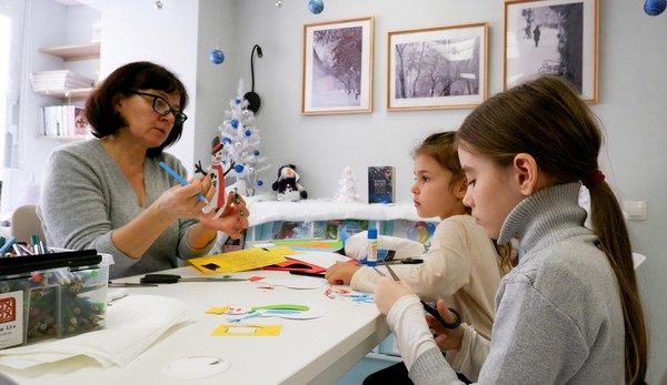 Коллажная мастерская «Зимний стиль»