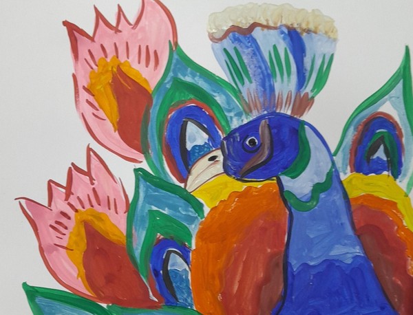 Выставка развивающего отделения «Павлин»