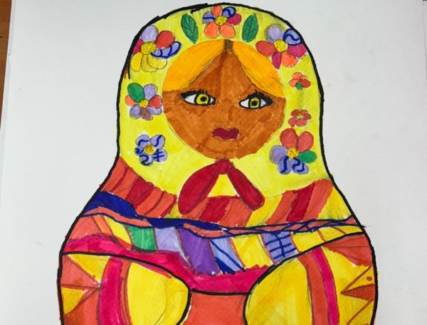 Выставка детского рисунка «Матрешка»