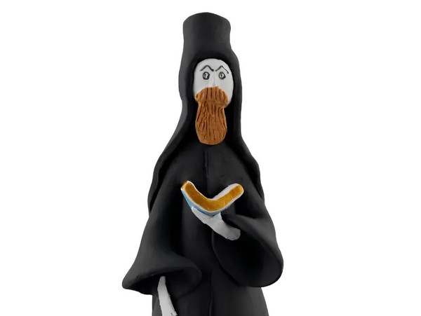 Цифровая 3D-модель тульской городской игрушки «Монах»