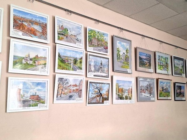 Выставка картин Татьяны Ивановой «Мой акварельный мир. Городской пейзаж»