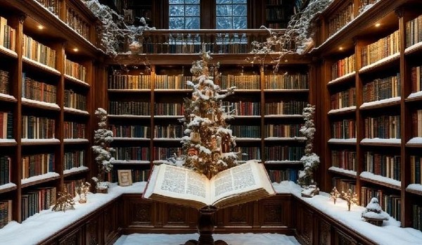 Выставка-просмотр «Снежные книжки»