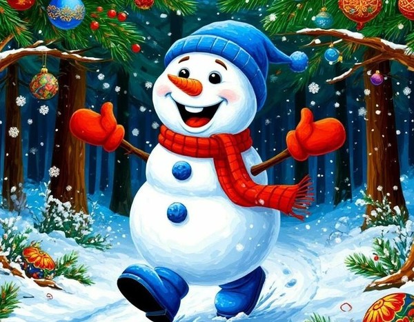 Праздник «День рождения Снеговика»