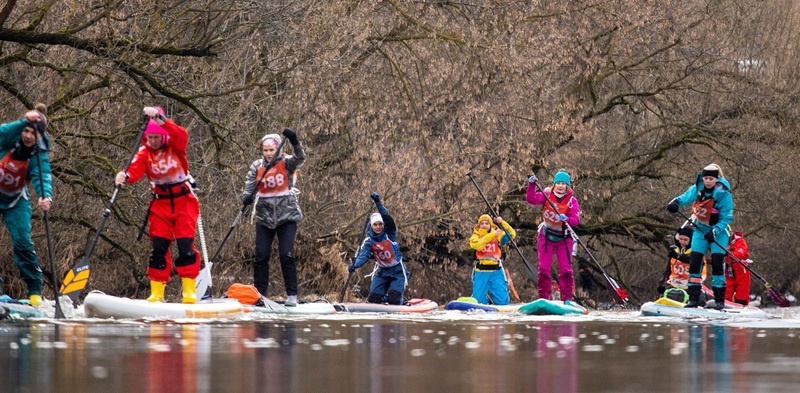 Любительский зимний SUP-заплыв Зы-Зы-Зы 2026