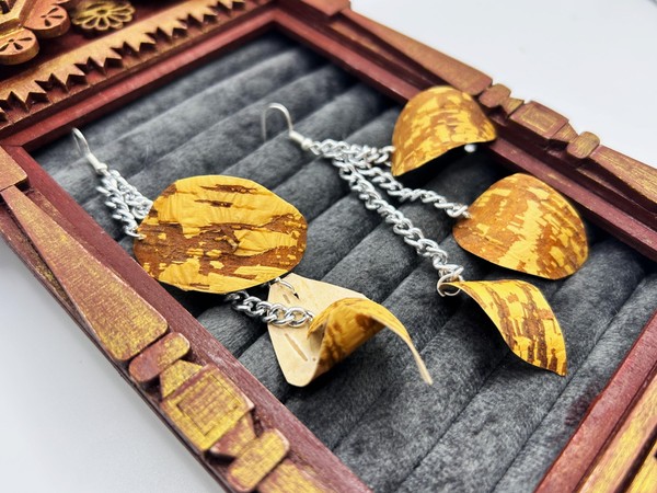 Мастер-класс «Серьги «Листопад»