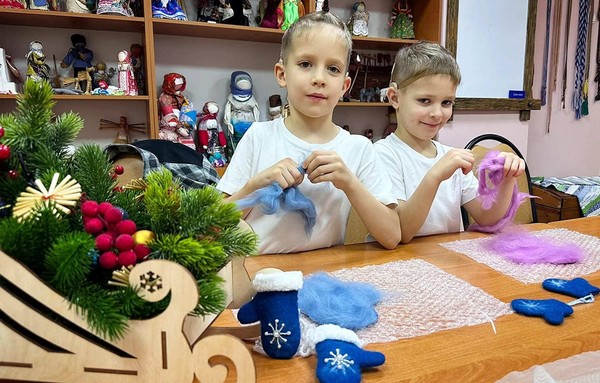 Мастер-класс по войлоковалянию «Зимняя сказка»