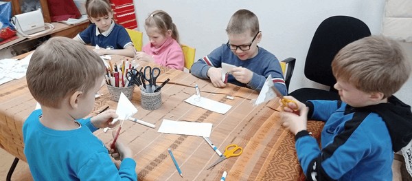 Мастер-класс «Бумажные истории»: рисунок акварельными красками «Крещение»