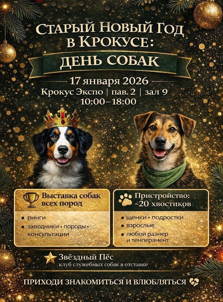 Старый Новый год в Крокусе: день собак