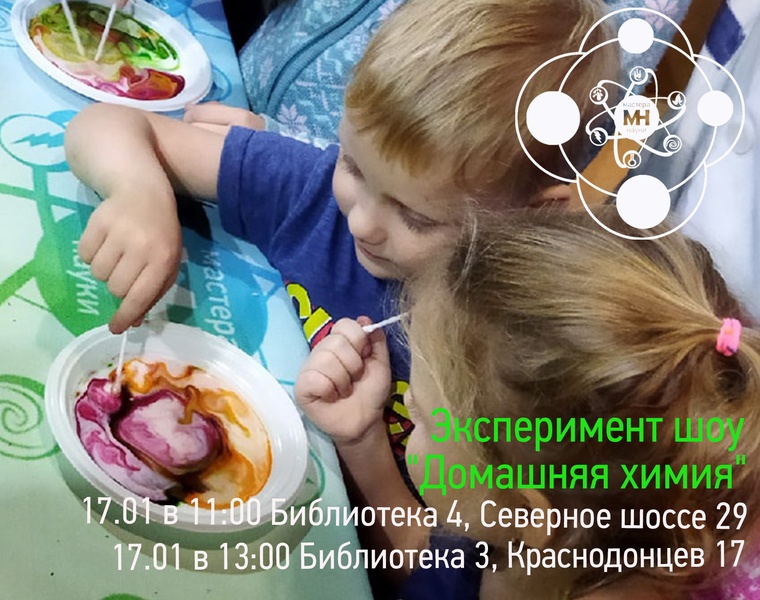 Эксперимент-шоу "Домашняя химия"