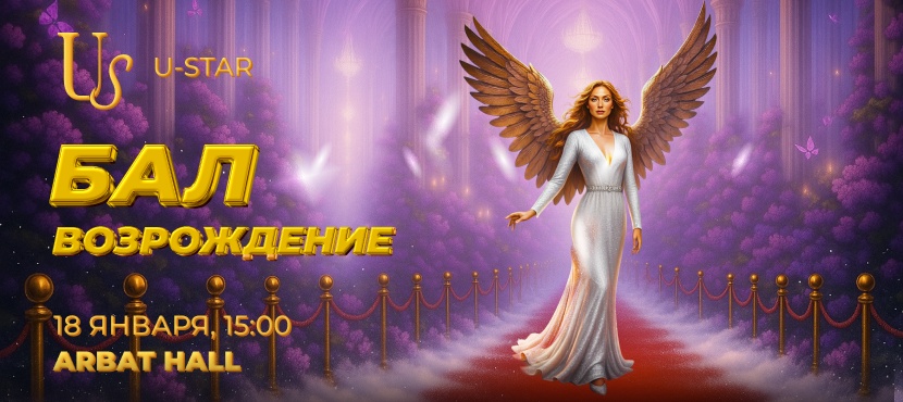 "Бал-возрождение: расправь свои крылья" с участием Сати Казановой – погружение в мир новогоднего волшебства!