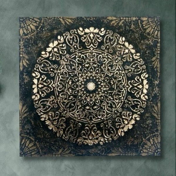 18.01 в 13.00 Мастер-класс по интерьерным картинам "Мандала".