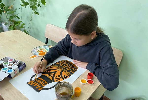 Творческое занятие по дизайну «Древнегреческая вазопись»