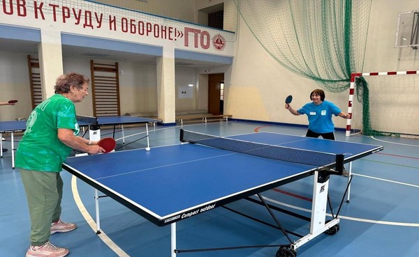 Настольный теннис в рамках городского проекта «Жизнелюб»