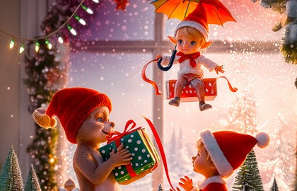 Новогодние цветные сны