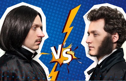 Нос к носу: Гоголь/Пушкин