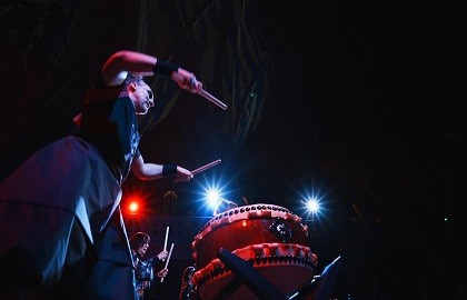 Шоу японских барабанов. Орган и кото