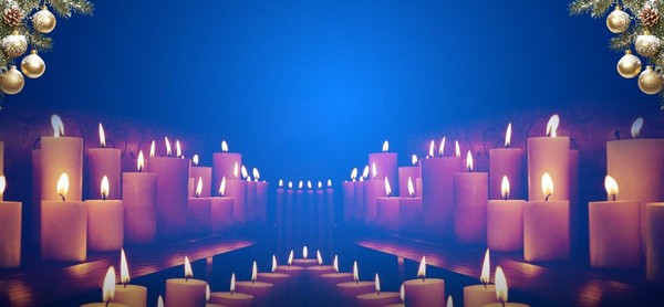 Новогодние хиты при свечах