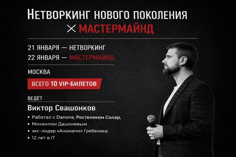 Нетворкинг нового поколения × мастермайнд от Бизнес Факт
