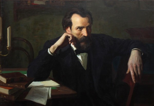 История экспоната «Картина «Никитин за работой»